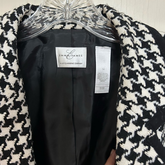 Houndstooth blazer/jacket size 14 - Picture 8 of 8